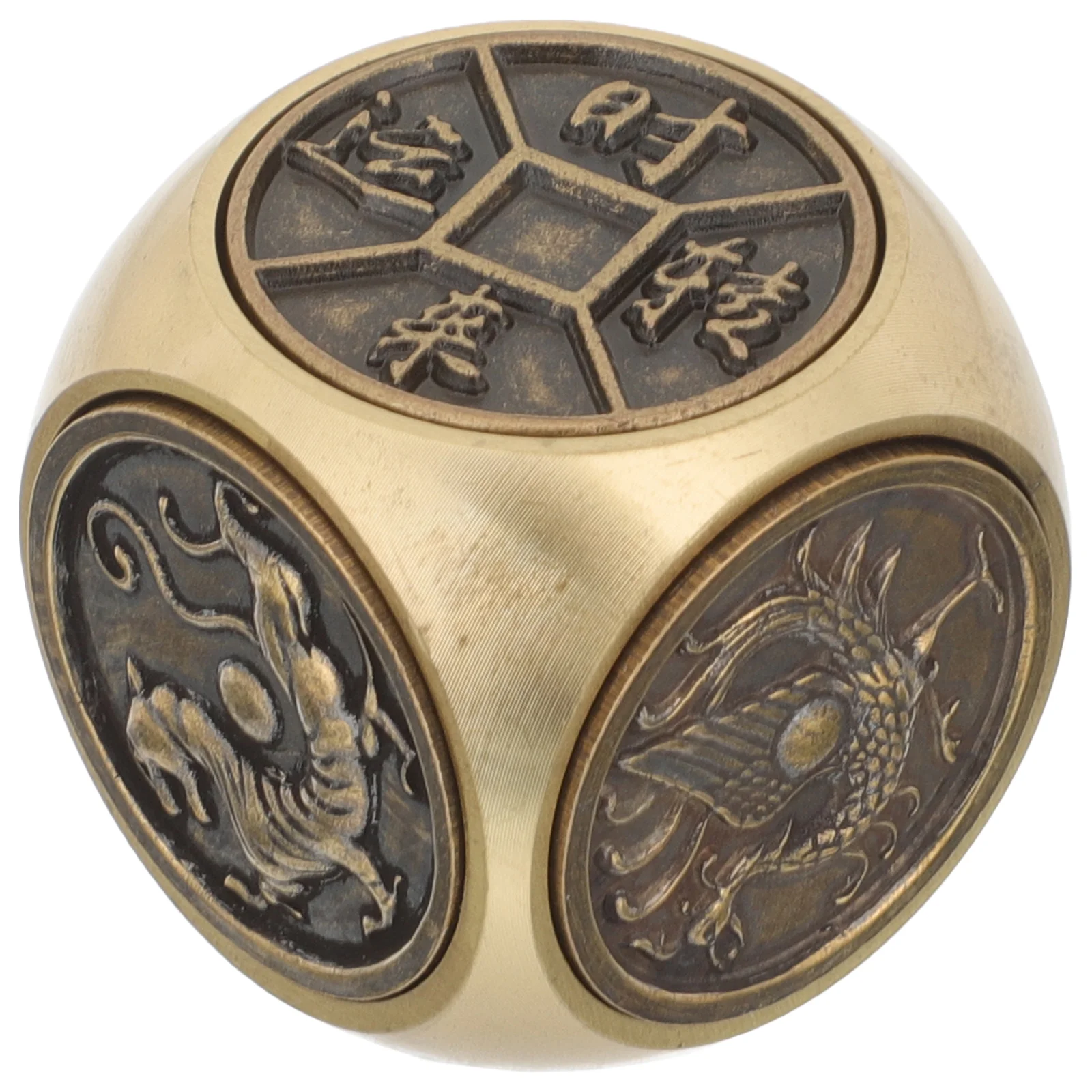 

Decoration Coin Copper Statue Chinese Wealth Good Attract Amulet Protection Porsperity Mascot Luckly Lucky Ornament Yang Toy