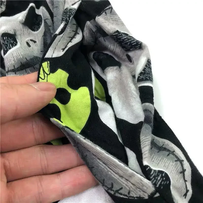 Джек скеллингтоны пижамы светящиеся стильные мягкие фотокостюмы на Хэллоуин