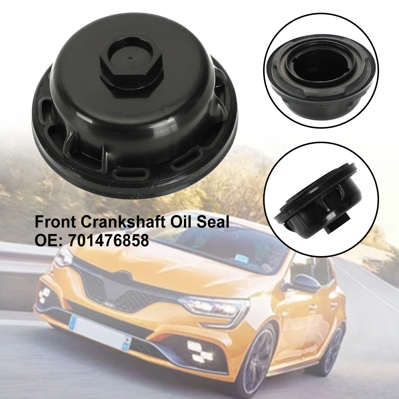 

Artudatech Front Crankshaft Oil Seal For Trafic Vivaro Primastar 2.0 CDTI 701476858 Car Accessories