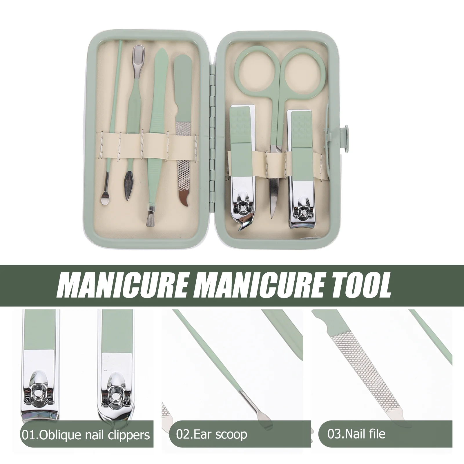 

3 Sets of Household Manicure Kit Professional Pedicure Set Multi-function Pedicure Kit