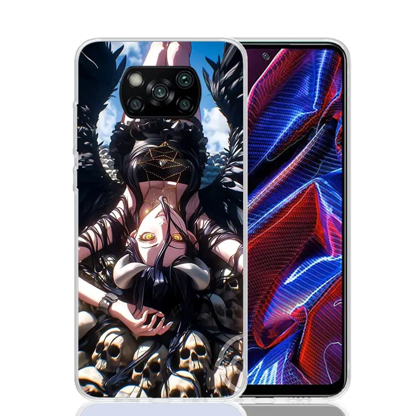 Чехол для телефона Albedo Overlord Anime для Xiaomi Poco X7 X6 X5 X4 X3 Nfc F7 Ultra F5 F6 Pro F3 F4 Gt M6 M5S M4 M3 Art Soft Coque Cove (art.: 3920d2d0fecc9) - 3920d2d0fecc9