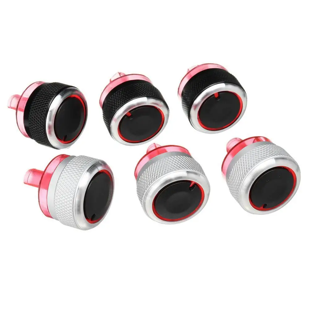 

3Pcs Aluminum Alloy A/C Heater Switch Knob Buttons Set for Peugeot 206 207 C2
