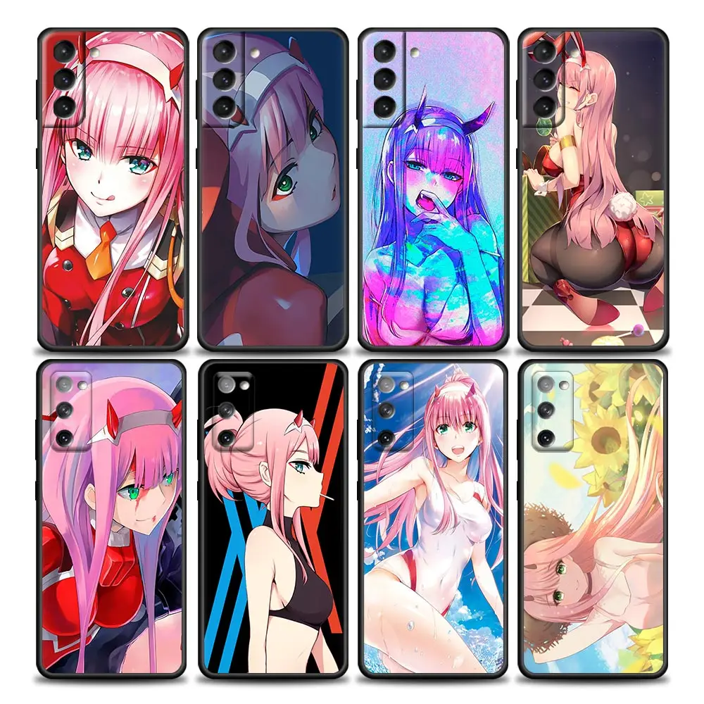 

Zero Two Anime Darling In The Franxx Cover For Samsung Galaxy S21 S22 S20 S 21 Ultra FE Plus S7 S8 S9 S10 Plus Lite Cases Funda