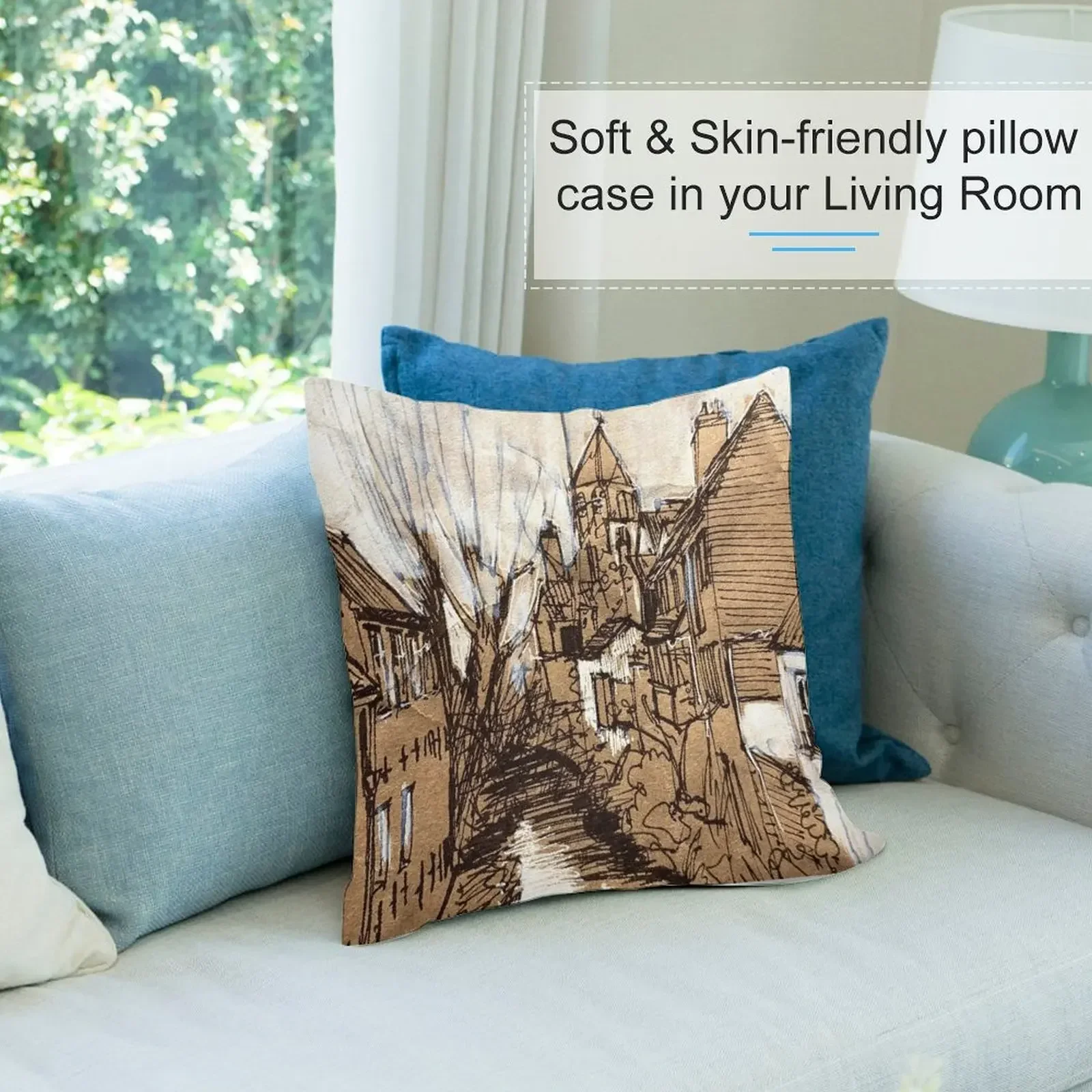 Чехол для подушки Bruges dec 2020 PRINTED