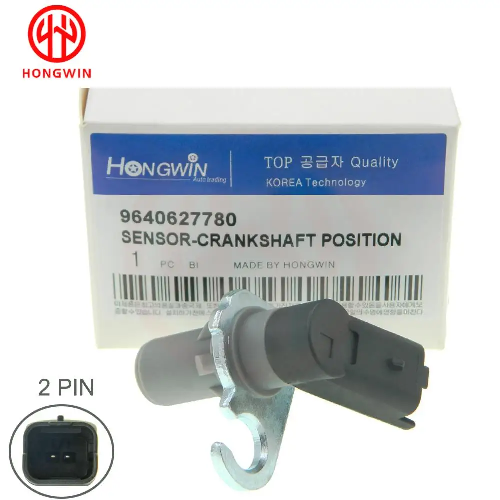 

9640627780 Crankshaft Position Sensor For PEUGEOT 206 307 308 407 607 807 EXPERT RANCH CITROEN BERLINGO C4 C5 C6 C8 JUMPY XSARA