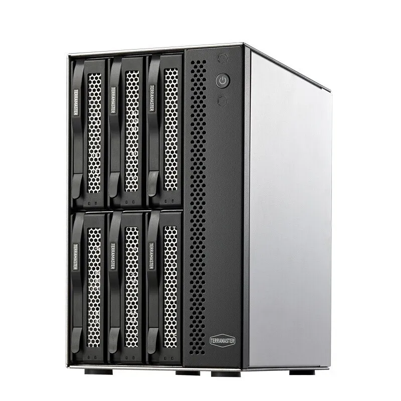 TerraMaster T6-423 6-bay Enterprise NAS сетевое хранилище, обмен данными, резервное копирование, облачный диск, порт 2,5 ГБ, память 8 Гб