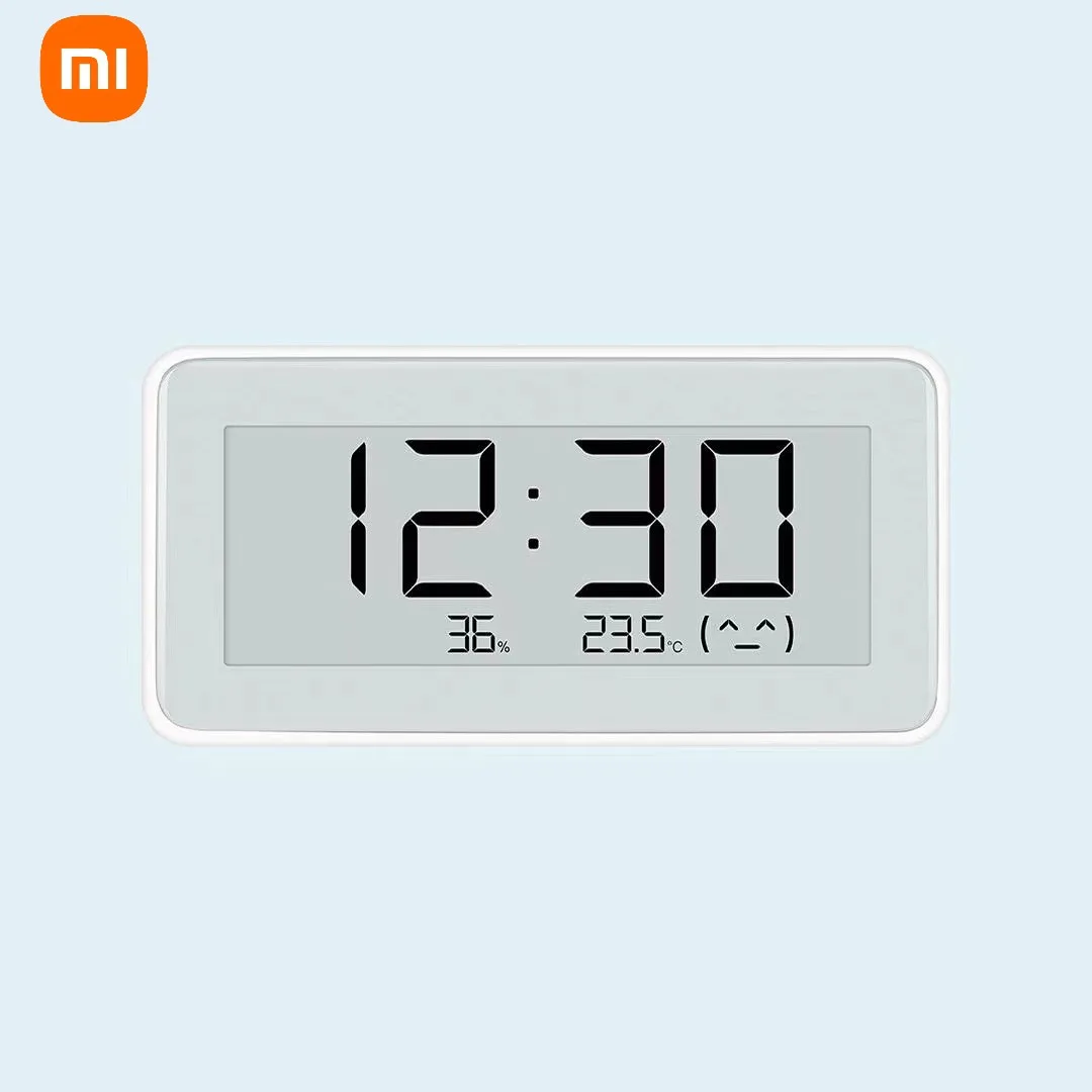 Xiaomi Mijia BT4.0 Wireless Smart Electric Digital Clock Indoor & Outdoor Electronic Hygrometer Thermometer Pro LCD E-ink Screen