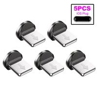 cable plug adapter 8 pin type c micro usb plugs for mobile phone 360 degree rotation cable charging converter
