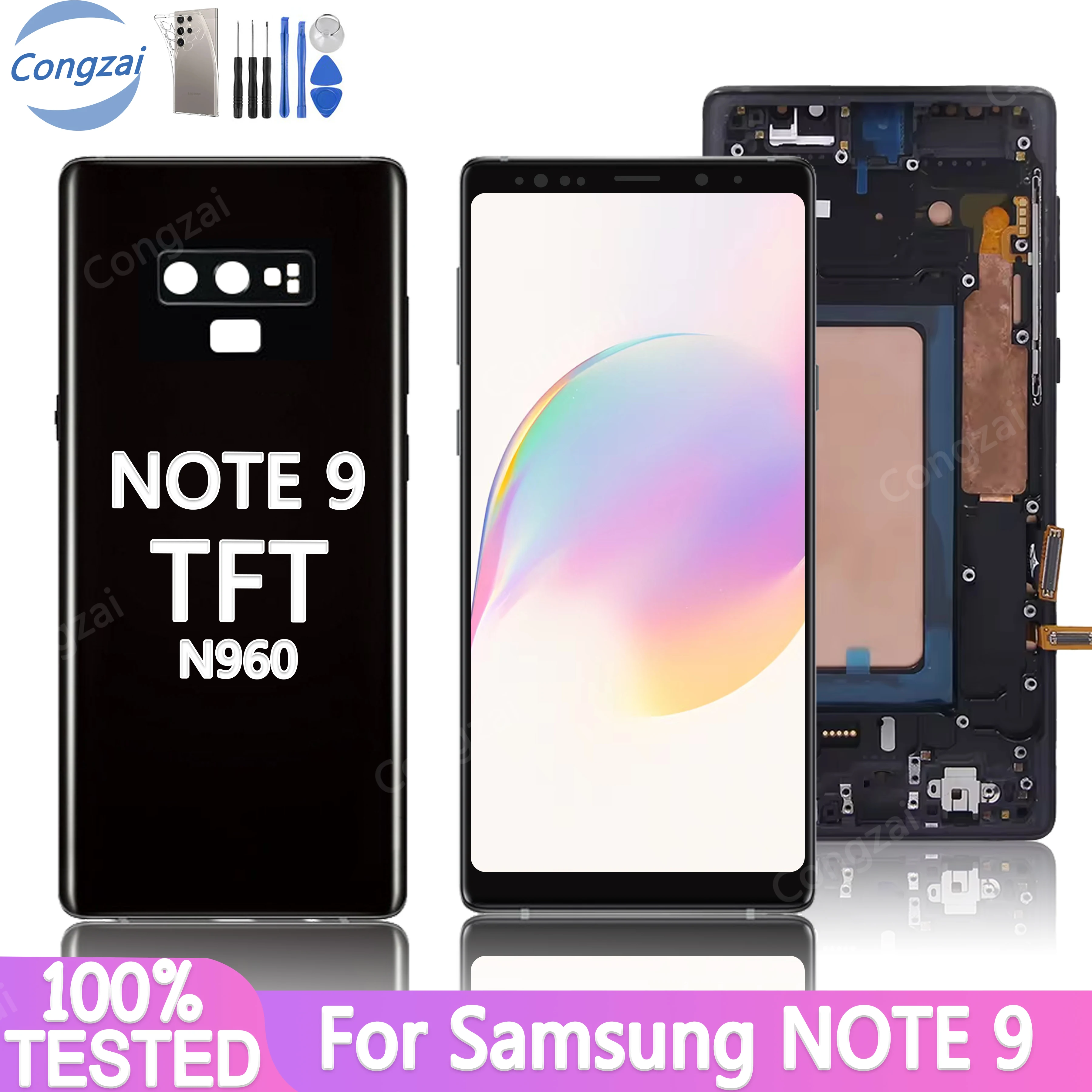 НОВЫЙ TFT ЖК-дисплей для Samsung Galaxy Note 9 N960 N960f SM-N960F/DS SM-N960U N960N дигитайзер сенсорного