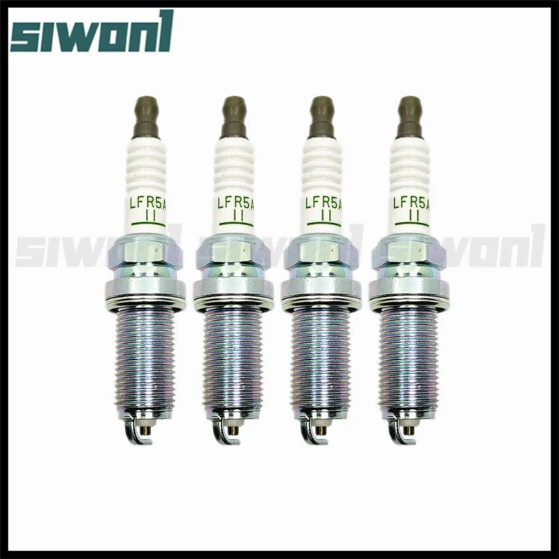 4 шт. свечи зажигания 22401-8H515 LFR5A-11 для NNissan Armada Almera N16 V10 X-Trail T30 Premera P12 LFR5A11 224018 H515