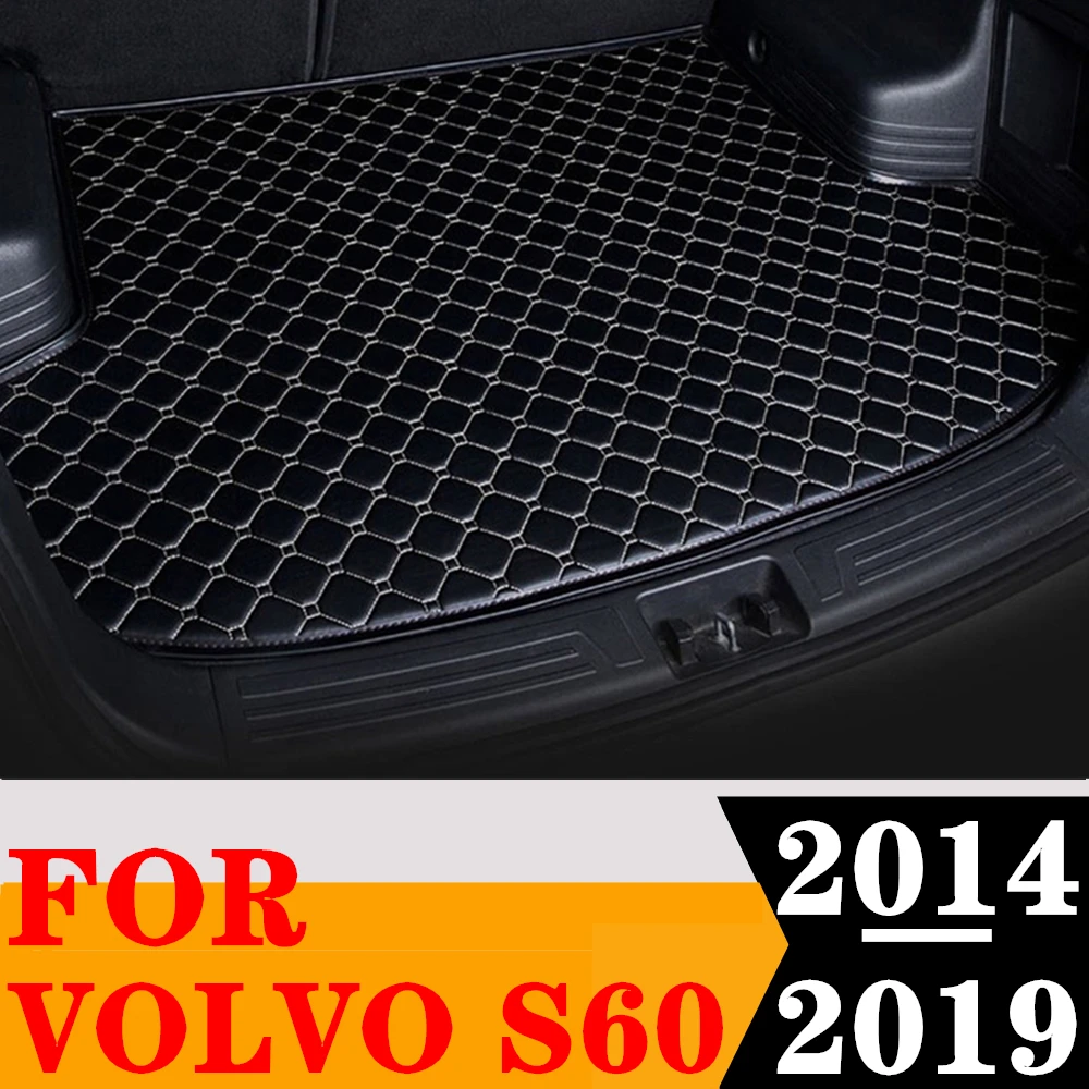 Коврик для багажника автомобиля Volvo S60 2019 2018 2017 2016 2015 2014 задний коврик груза поднос