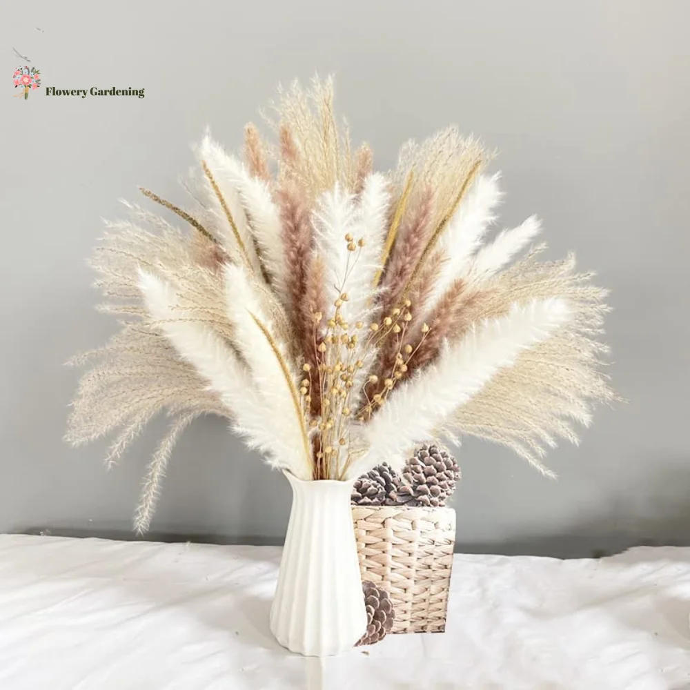 

40-100PCS Boho Home Bouquet Dried Flowers Natural Pampas Grass For Garden Decor Nordic Wedding Party Decor Ornament Accessories