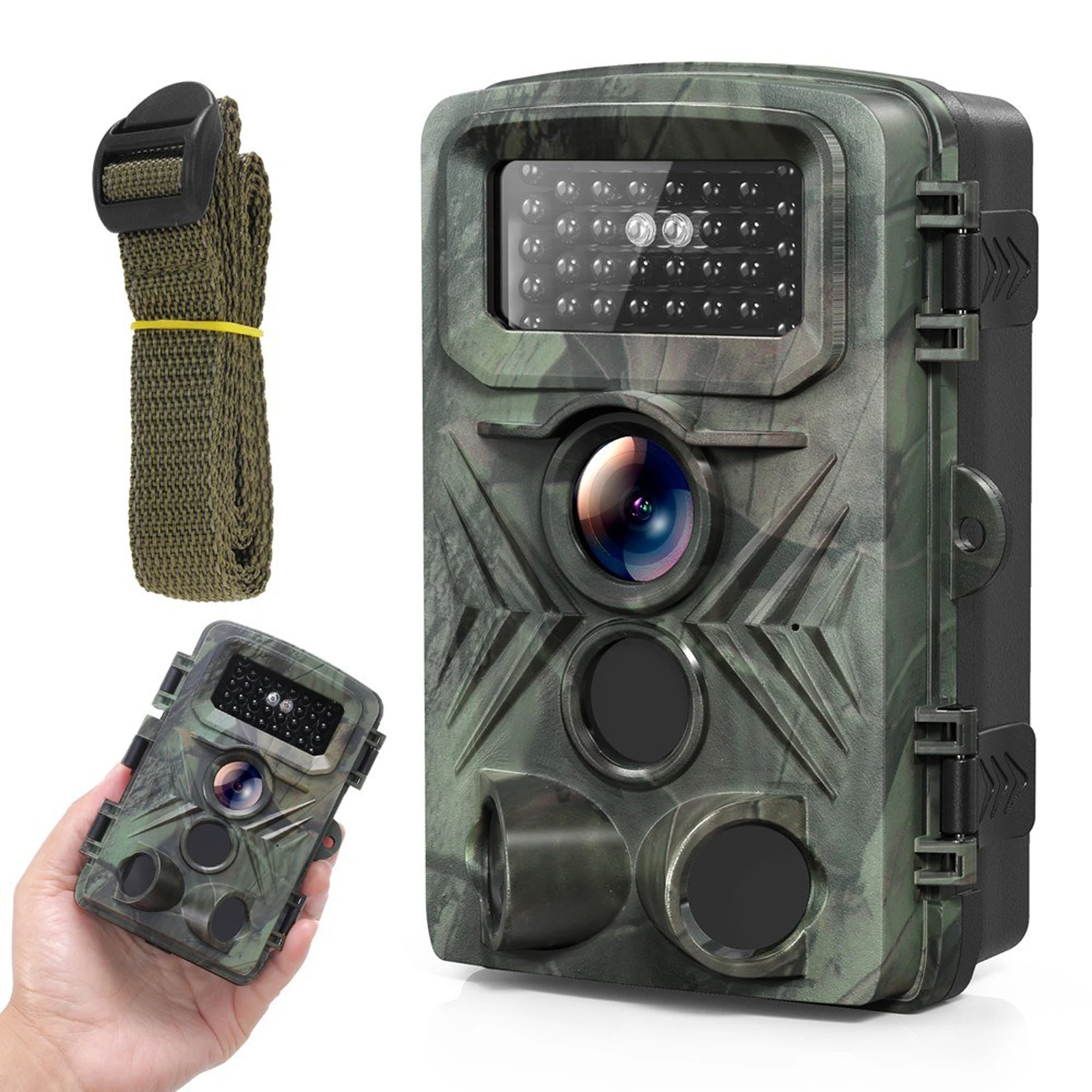 

Wild Animal Detector Hunting Camera Kit IP66 Waterproof Monitoring Camera Night Vison Photo Video Trail Portable