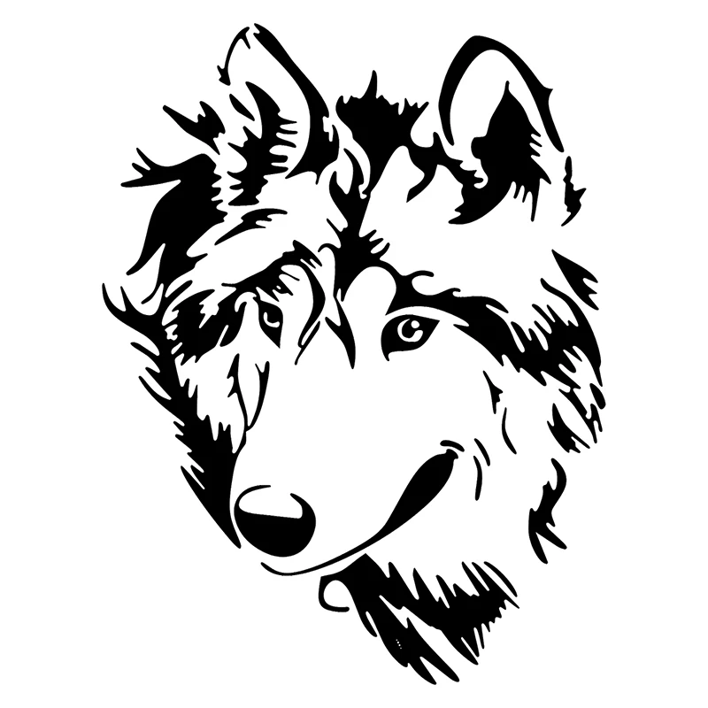 

Y519 # Автомобильная наклейка, волк, водонепроницаемая виниловая наклейка, автомобильные аксессуары, наклейка для автомобиля «сделай сам», Стайлинг автомобиля