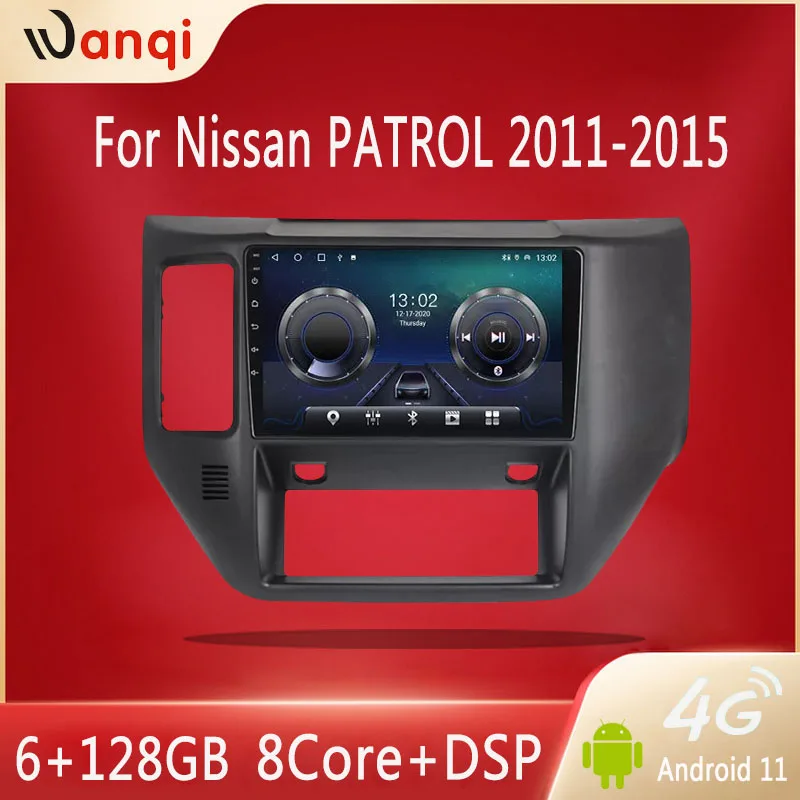 

Автомобильный мультимедийный радиопроигрыватель 10,1 дюймов с GPS, радио, Android 11, DSP, AHD, Wi-Fi, без DVD, для Nissan патруль 2011, 2012, 2013, 2014, 2015