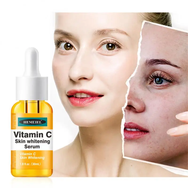 

Vitamin C Face Serum Whitening Brightening Moisturizing Firming Anti-Aging Anti Wrinkle Remove Dark Spots Facial Skin Care 30ml
