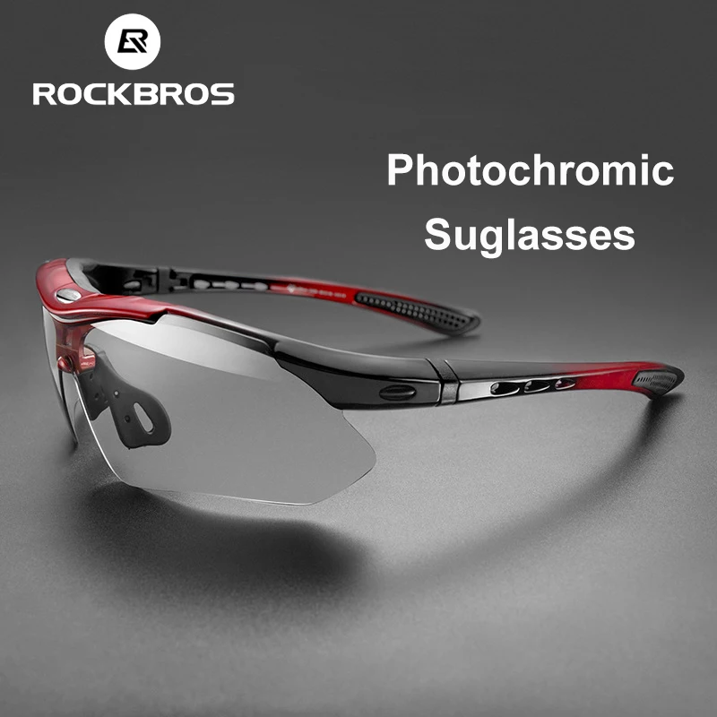 Очки ROCKBROS солнцезащитные для мужчин и женщин фотохромные спортивные UV400 горных