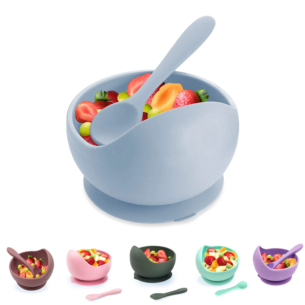 

2 шт./набор, силиконовая миска для кормления детей