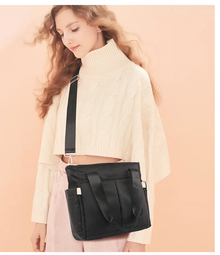 High Quality Nylon Women Handbag Casual Large Capacity Hobos Bag Lightweight Shoulder Bag Crossbody Pack sac a main Purse