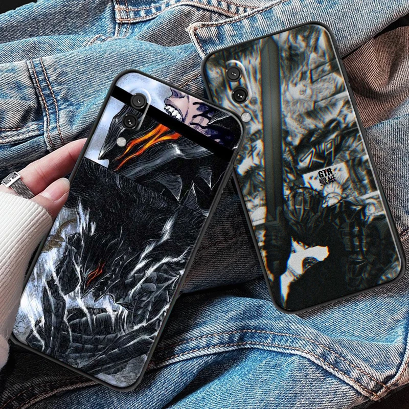 

Berserk Anime For Xiaomi Redmi 7 7A 8 8A 7 Note 7 8 2021 Pro 8T Phone Case Coque Back Carcasa Soft Silicone Cover