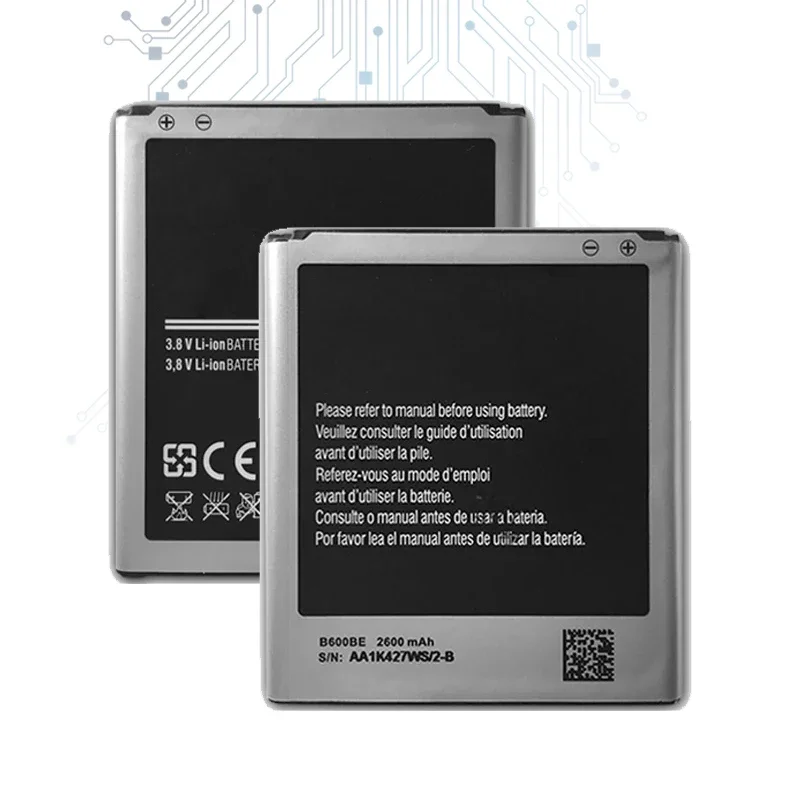Литий-полимерный аккумулятор B600BE B600BC 2600 мАч для Samsung Galaxy S4 SIV (S4 Active) I9500 I9505 I9295 G7106