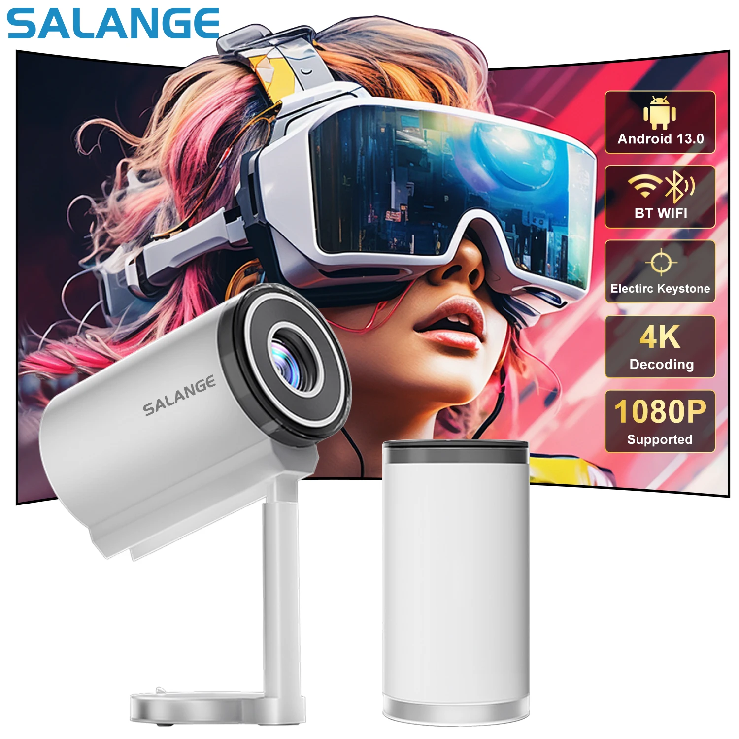 Смарт-проектор Salange X5 Native 1080P