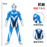 30cm large size soft rubber ultraman geed acro smasher action figures model doll furnishing articles puppets childrens toys