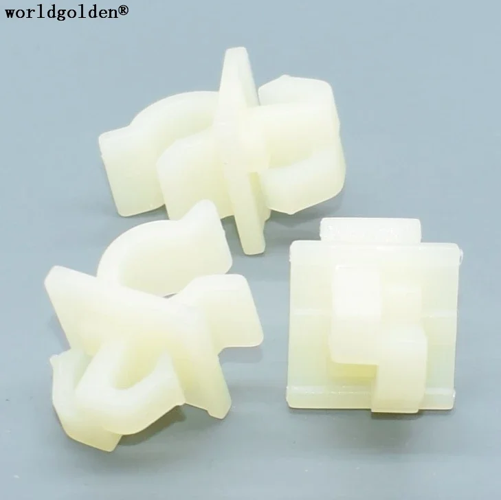 worldgolden 100 шт. автозажим для капота зажим опоры вмещает 8 мм опорный стержень Toyota