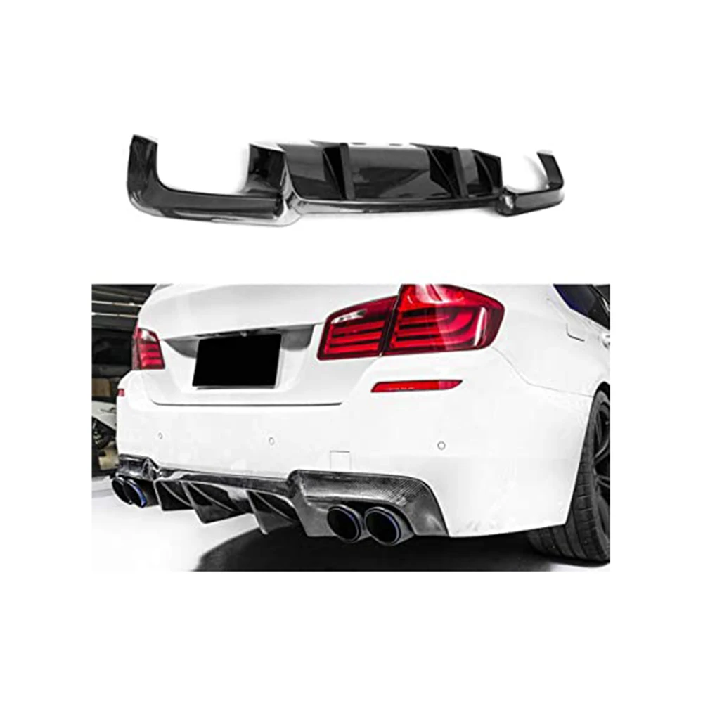 

V style 5 series F10 M5 M tech Carbon fiber rear bumper diffuser