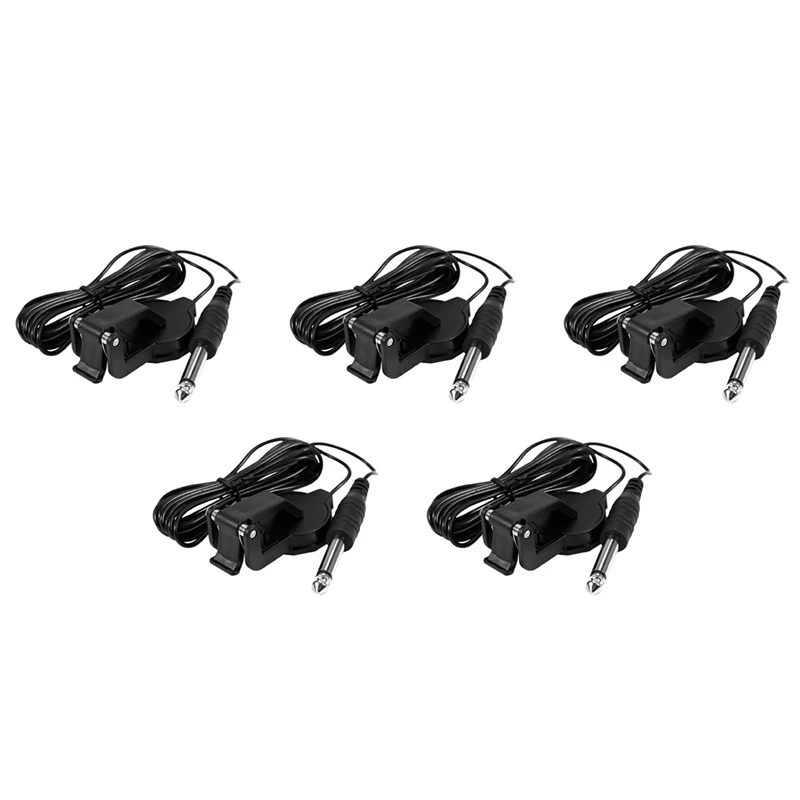 

5X Clip-On Pickup For Acoustic Guitar Mandolin Bouzouki Violin Banjo Ukulele Lute