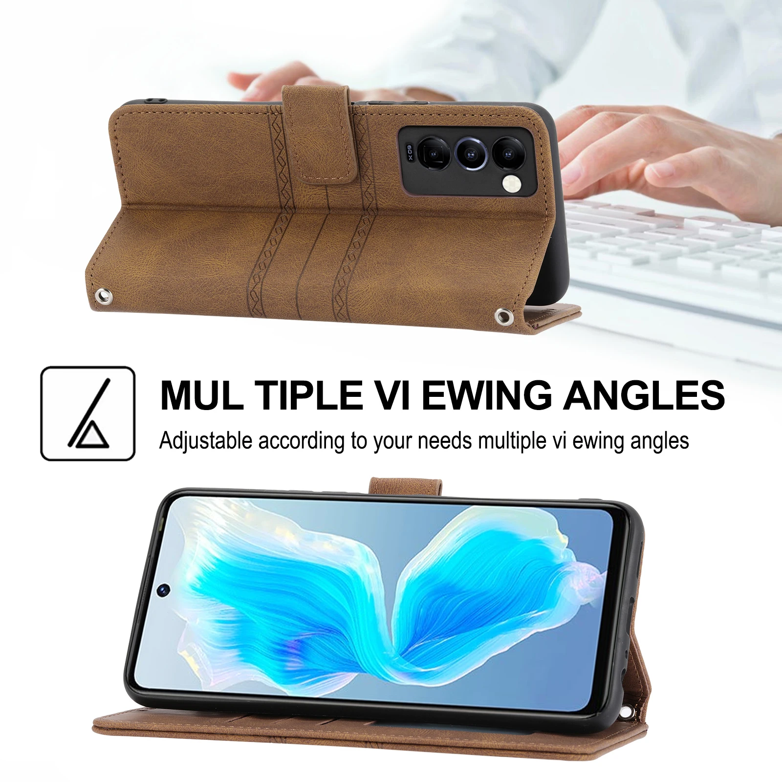 cute wallet case for infinix note 11 11s 11 pro cover case on for tecno camon 18 premier 18p magnetic leather phone protect bags free global shipping