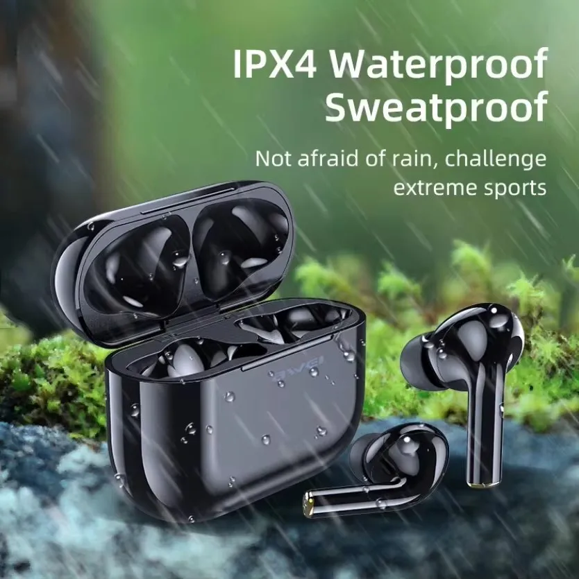 Awei T29 Гарнитура Bluetooth-наушники TWS Наушники Беспроводные наушники-вкладыши Type-C с