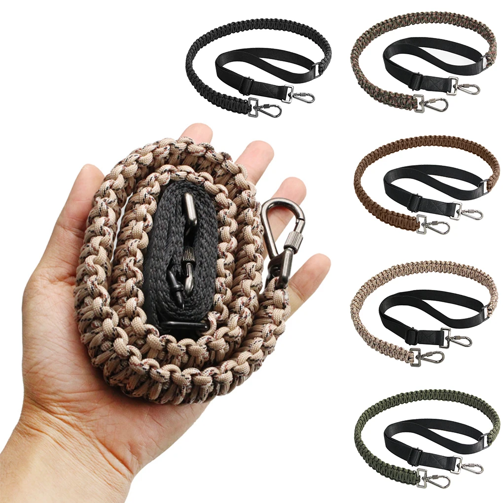 

135 см (макс.) 7-cored регулируемые охотничьи ремни прочный полиэфирный Плетеный походный ремень портативный ремень охотничий аксессуар