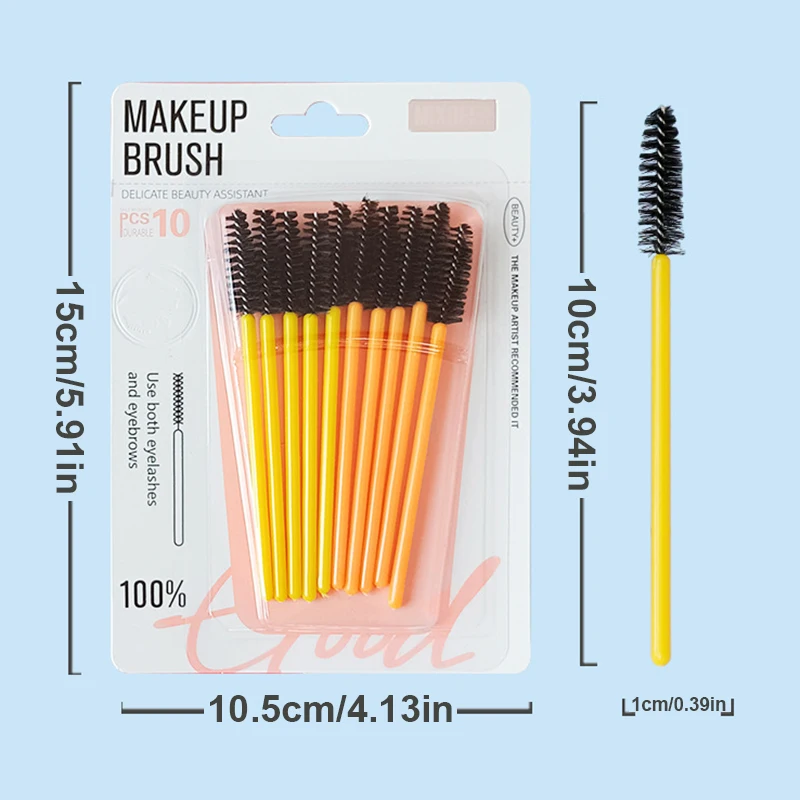 10 шт. кисточки для ресниц наращивания бровей тушь палочки аппликатор катушки