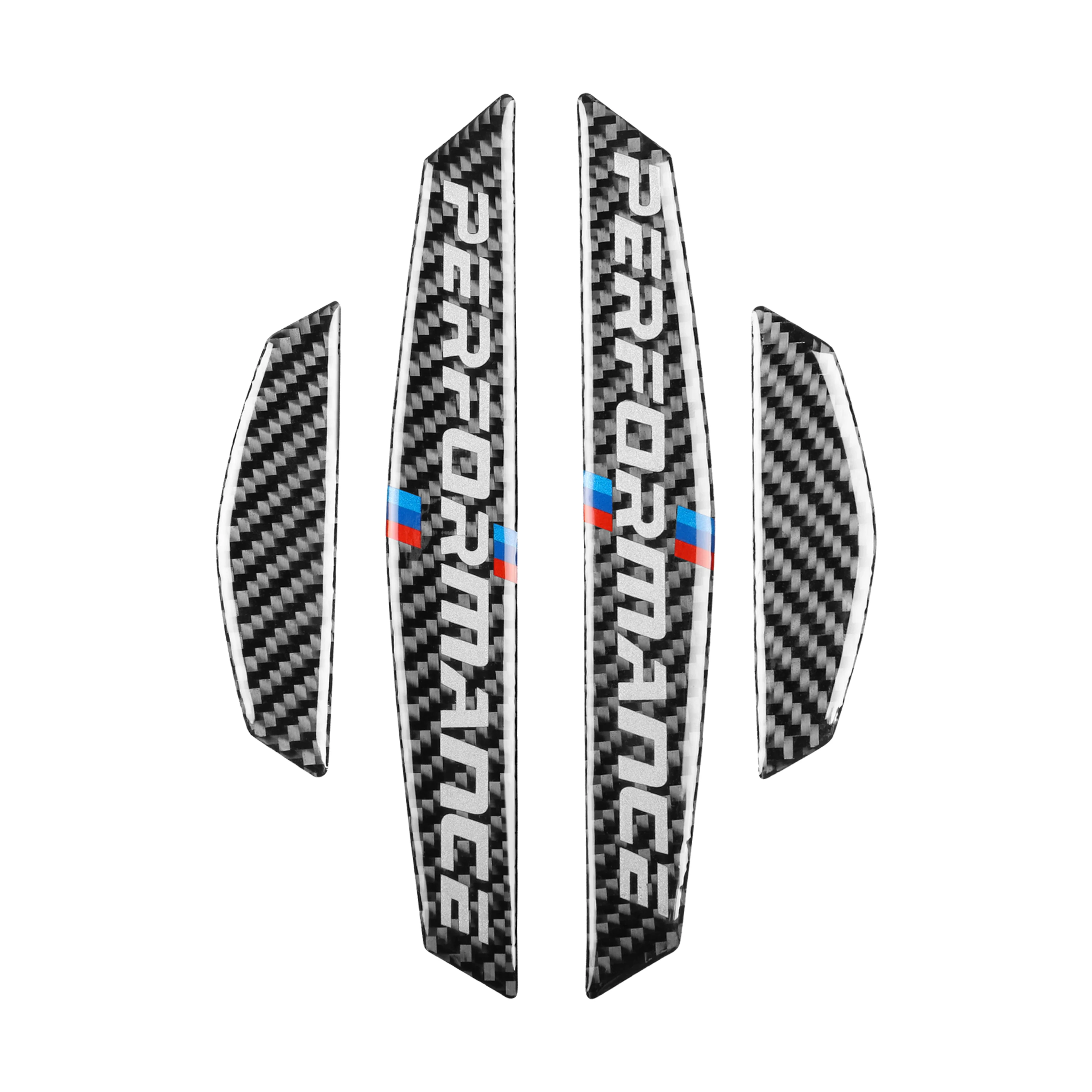 

4pcs Car Door strips Anti Scratch Sticker Carbon Fiber Edge Protective Strips Side Doors Moldings Scuff trim Stickers for BMW