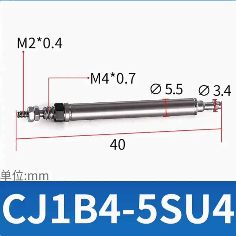 

Air Cylinder Single Acting Spring Return Mini Needle Type CJ1 CJ1B4 CJ1B2 CJ1B4-5SU4 CJ1B4-10SU4 CJ1B4-15SU4/20SU4 CJ1B2-5SU4