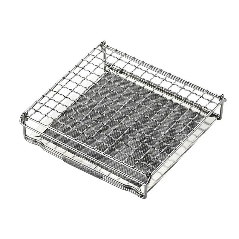

Stainless Steel Grilling Mesh Cooking Baking Rack Toast Baking Grid For Oven Foldable Toast Mesh For Slow Roasting On A Small