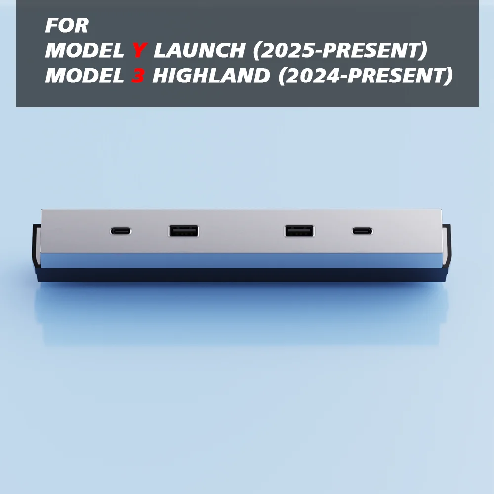 

Для Tesla New Model Y 2025 Launch Juniper Model 3 Highland 2024 65 Вт Расширительная док-станция с центральным управлением Бы...