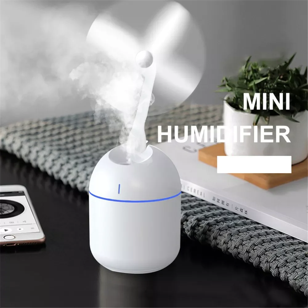 

Ultrasonic Mini Air Humidifier Aroma Essential Oil Diffuser for Home Car USB Fogger Mist Maker with LED Night Lamp