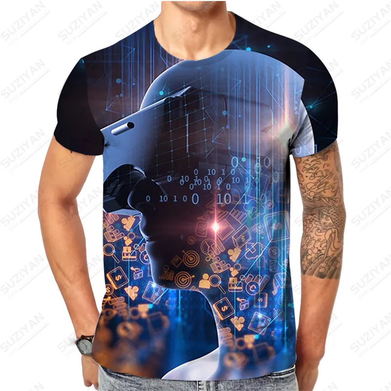 

2022 Повседневная стандартная роскошная мужская одежда с принтом, облегающая, в полоску, Лидер продаж, Мужская одежда, футболки