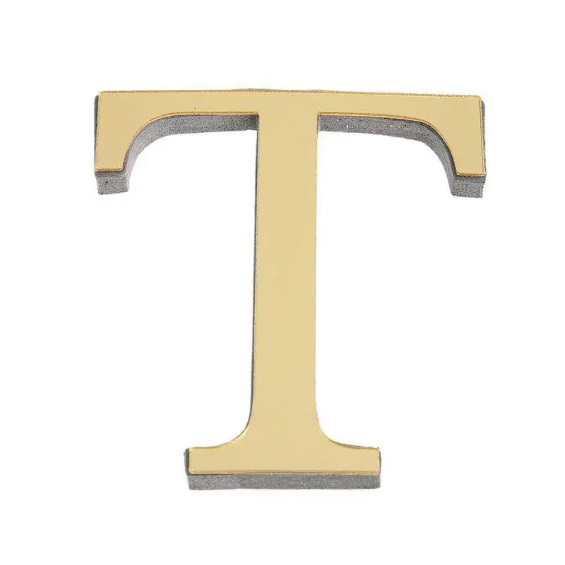 26 букв настенная наклейка 3D зеркальные акриловые наклейки домашний декор