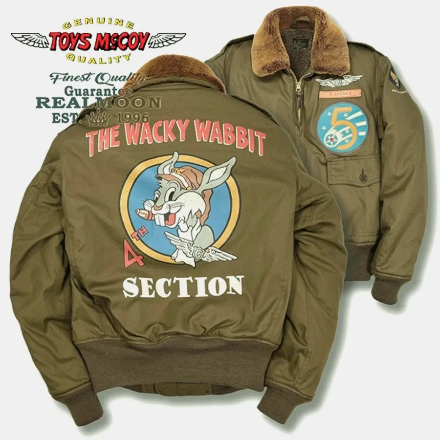 Фото Игрушки McCOY, американская ранняя куртка TYPE B-10 на заказ, шерстяная куртка с воротником и зажимом для воротника №2