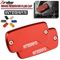 motorcycle accessories aluminum front brake clutch cylinder fluid reservoir cover cap for honda integra 750 integra750 2013 2014