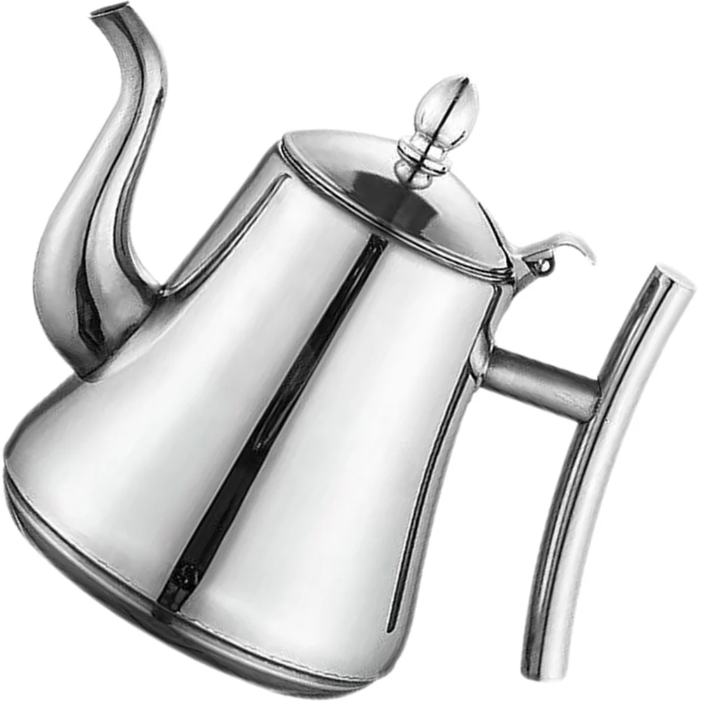 

Kettleteapot Tea Maker Hot Steelstovetop Stainless Boiling Stove Kettles Cold Gooseneck Strainerelectric Gas Coffee Pot Whistle