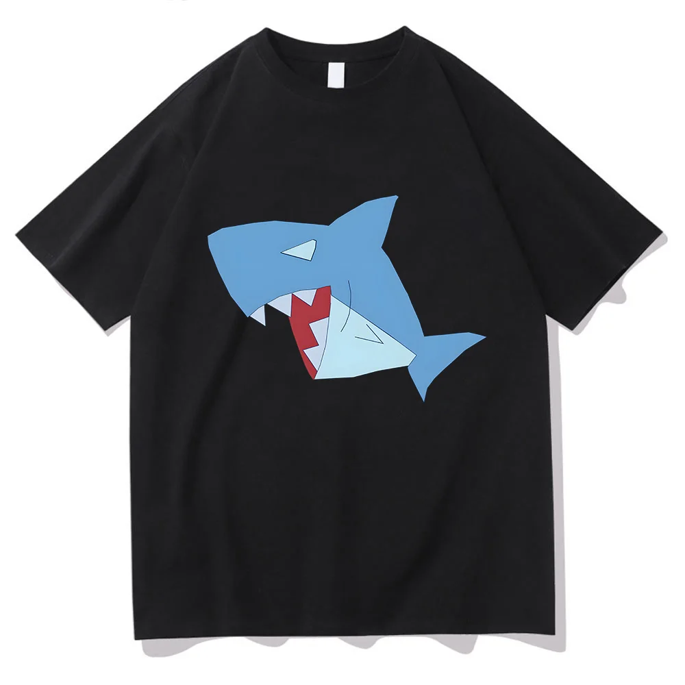 

Buddy Daddies Mascot Shark Cartoon T Shirts Women/men Japanese Anime Tshirts 100% Cotton T-shirts Appliques Slight Strech O-neck
