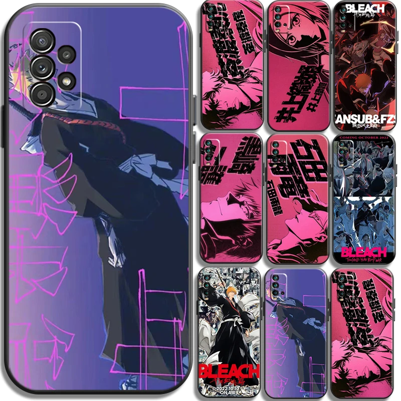

BLEACH Japanese Anime Phone Cases For Xiaomi POCO X3 GT X3 Pro M3 POCO M3 Pro X3 NFC X3 Mi 11 Mi 11 Lite Back Cover Soft TPU