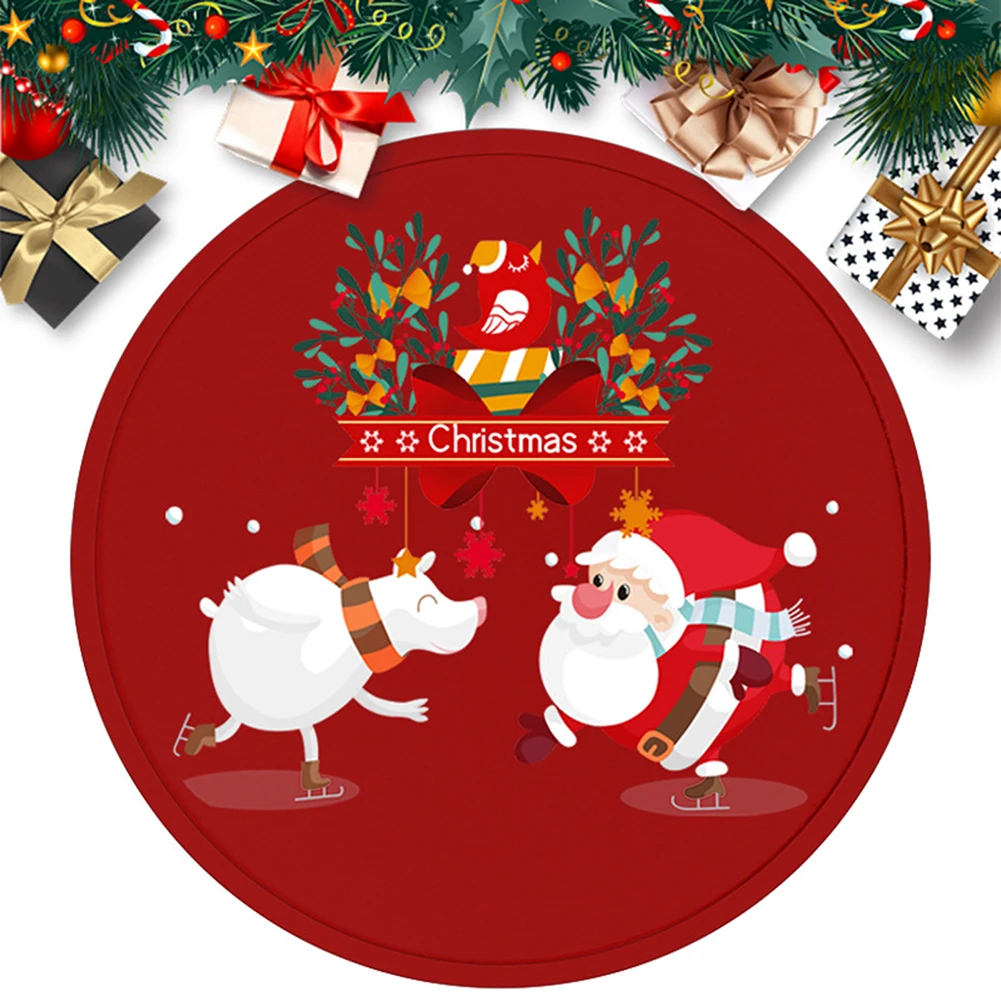 Многоразовые рождественские украшения 2024 водонепроницаемая основа для декора