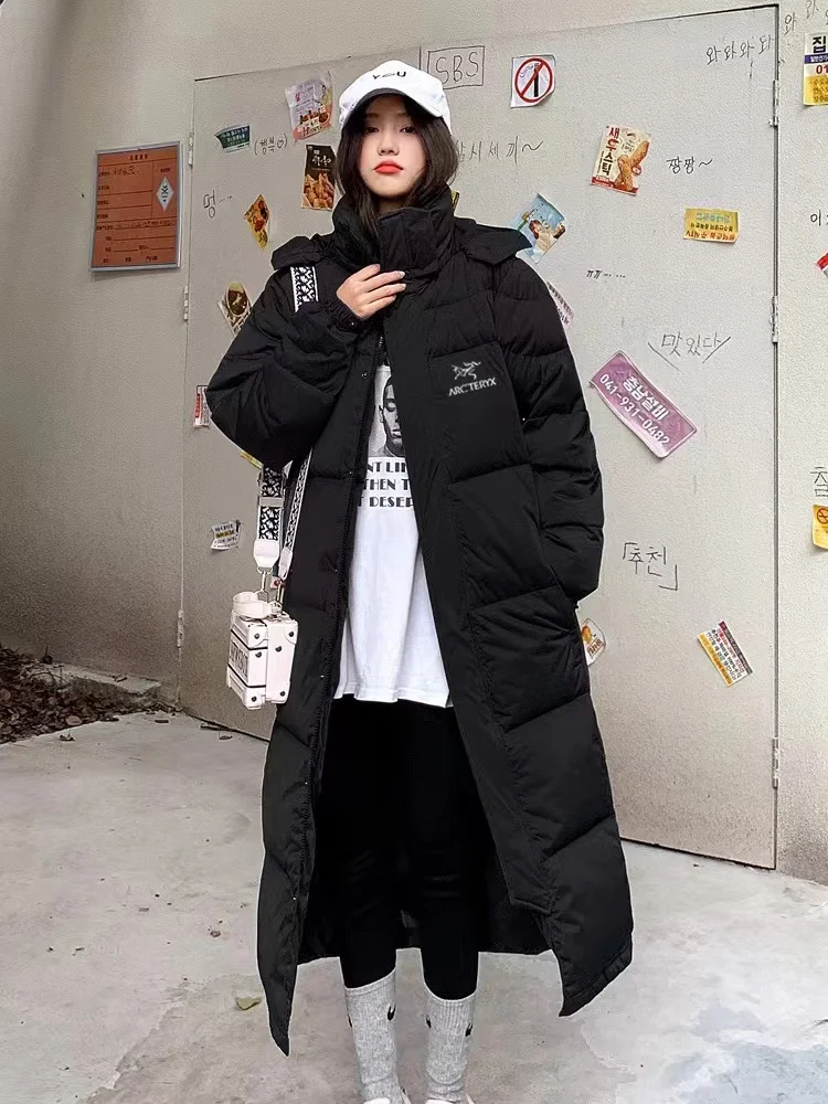 Пуховик ARCTERYX ветрозащитный против пятен морщин Тонкая посадка Зимняя согреться