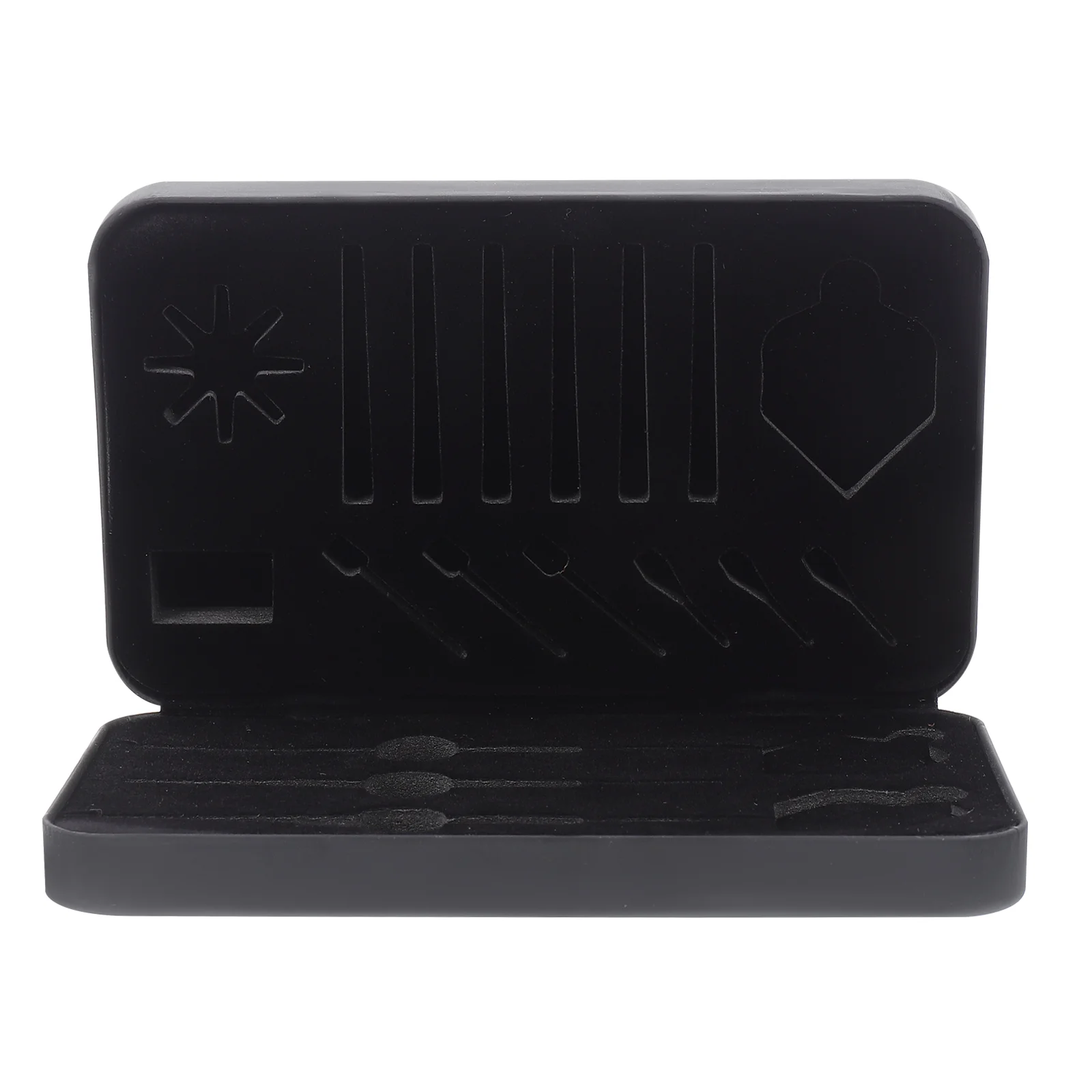

Iron Darts Storage Box Portable Darts Case Outdoor Darts Storage Box (Black)