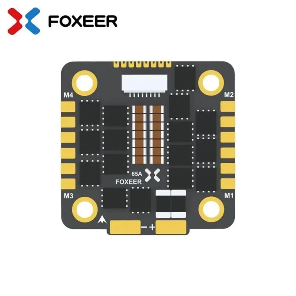 

Бесщеточный жнец Foxeer Reaper 128K 65A BLHELI32 4 в 1, ESC 3-8S DSHOT1200 для контроллера полета, Штабелируемый Радиоуправляемый FPV гоночный Дрон «сделай сам», 30 х30...